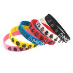 Pulsera de silicona de color adulto view 1