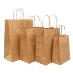 Sac en papier kraft vertical view 1