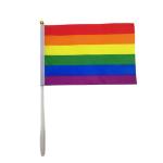 14x21cm drapeau arc-en-ciel view 1