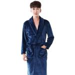 Coral velvet bathrobe view 1