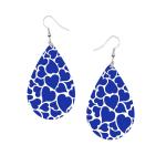 Boucles d'oreilles en forme de larme en bois view 3