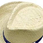 Chapeau de paille en papier tissé à la main view 3