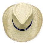 Chapeau de paille en papier tissé à la main view 1