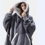 Surdimensionné tv couverture capuche view 1