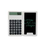 Calculatrice de bureau avec bloc-notes d'écriture view 2