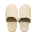 Coral fleece hotel slipper view 2
