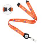 Lanyard badge w / escapada de seguridad view 1