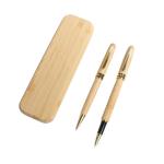 Conjunto de pluma de madera con soporte view 2