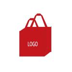 Bolsa de tote no tejida con mango view 2