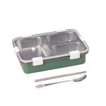 Compartiment bento boîte avec ensemble d'ustensile view 1
