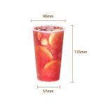 Copa de plástico desechable 16oz view 2
