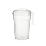 64 oz pichet clair avec couvercle view 1