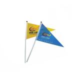 Bandera triangular de poliéster personalizado view 1