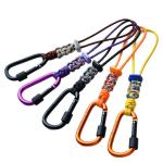 Multifuncional escalada carabiner lanyard view 1