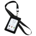 Titular de tarjeta de identificación con lanyard view 1
