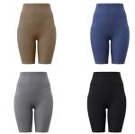 Pantalones cortos de yoga de alta cintura view 2