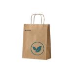Sac en papier kraft avec poignée view 2