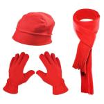 Niños invierno sombrero guantes bufanda juego view 2
