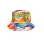 Chapeau à seau imprimé en couleur 2 côtés view 1