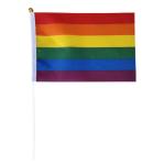 Drapeau de fierté arc-en-ciel view 1