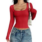 Camiseta de manga larga cuadrada para mujeres view 7