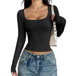 Camiseta de manga larga cuadrada para mujeres view 1