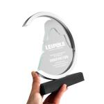 Premio de trofeo de cristal premium view 2