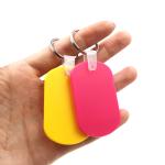Porte-clés personnalisé bracelet pvc view 1