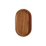 Fruta de madera maciza ecológica que sirve bandeja view 1
