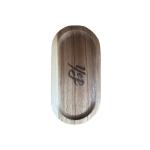 Fruta de madera maciza ecológica que sirve bandeja view 2