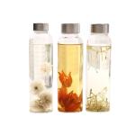 Flacon en verre transparent de 550ml view 2
