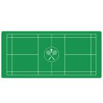 Tapis d'entraînement badminton view 1