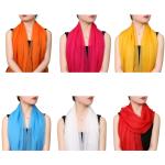 Bufanda chiffon para mujeres view 2