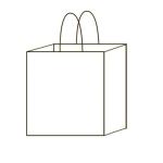 Kraft Paper Gift Bag With Handle view 1