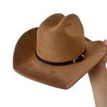 Sombrero de vaquero occidental con cinturón view 2