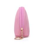 Bolsa cosmética de piel de pu en forma de cáscara view 4