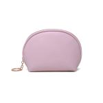 Bolsa cosmética de piel de pu en forma de cáscara view 3