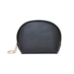Bolsa cosmética de piel de pu en forma de cáscara view 1