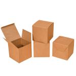 Caja de papel cuadrada view 1