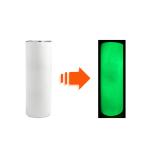 Gobelet droit en acier inoxydable brillant dans l'obscurité de 20 oz view 2