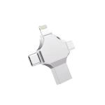 4 en 1 unidad flash usb de metal 2 gb view 1