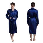 Robe de bain de cardigan avant ouverte satinée view 1