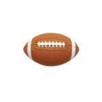Taille 9 football avec présentoir en bois view 1