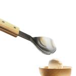 Cuillère à crème glacée avec manche en bois view 2