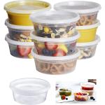 Récipients de stockage d'aliments en plastique 8 oz view 1