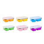 Caja de almuerzo impermeable con espork view 2