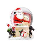 Globo de nieve navidad con luces view 1