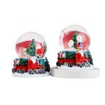 Globo de nieve navidad con luces view 3