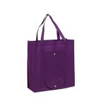 Bolsa de tote no tejida laminada con botón view 2