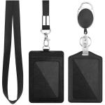 Soporte de placa id con conjunto de lanyard view 1
